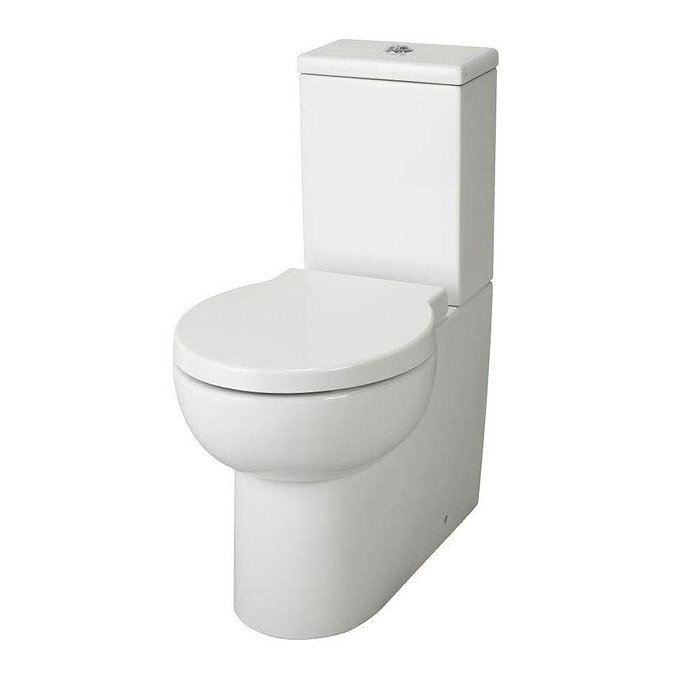 Hudson Reed - Langdon close coupled curved profile BTW pan with cistern & soft close seat Large Imag