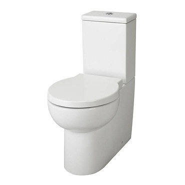 Hudson Reed - Langdon close coupled curved profile BTW pan with cistern & soft close seat Profile La
