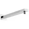 Hudson Reed Large Rectangular Shower Arm - Chrome - ARM12 Large Image