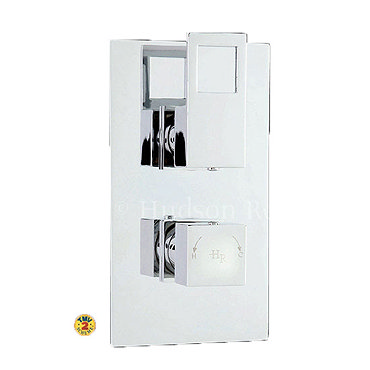 Hudson Reed - Logo Twin Concealed Thermo Shower Valve with Diverter- LOG3207 Profile Large Image