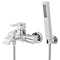 Hudson Reed - Lona Wall or Deck Mounted Bath Shower Mixer with Shower Kit - TLA304 Profile Large Ima
