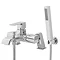 Hudson Reed - Lona Wall or Deck Mounted Bath Shower Mixer with Shower Kit - TLA304 Large Image