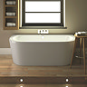 Hudson Reed Ludlow Back To Wall Bath with Front Panel & Legset - 1700 x 800mm - BLU002 Large Image