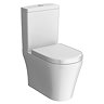 Hudson Reed Luna Flush to Wall Toilet + Soft Close Seat  Profile Large Image