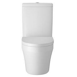 Hudson Reed Luna Flush to Wall Toilet + Soft Close Seat Medium Image