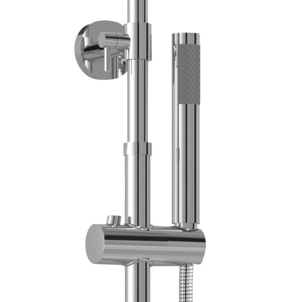 Hudson Reed Luxury Round Thermostatic Bar Valve & Shower Kit - A3530 Feature Large Image