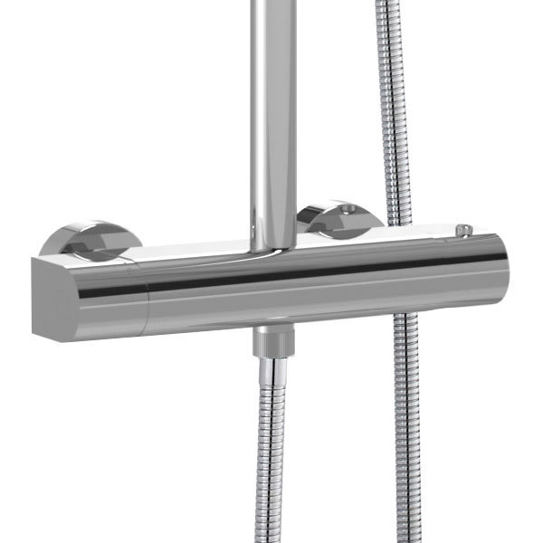 Hudson Reed Luxury Round Thermostatic Bar Valve & Shower Kit - A3530 Standard Large Image