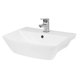 Hudson Reed Lynx 500mm Semi Recessed Basin - SRB005 Large Image
