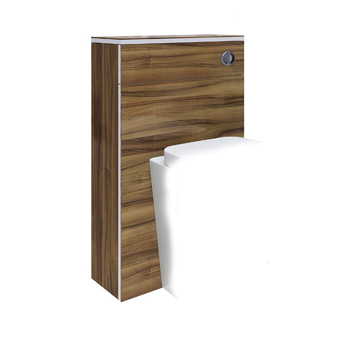 Hudson Reed Memoir 500mm Back to Wall WC Unit - Gloss Walnut - FME013 Large Image