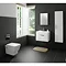 Hudson Reed Memoir 800mm 1 Drawer Wall Mounted Basin & Cabinet - Gloss White - 2 Basin Options Profi