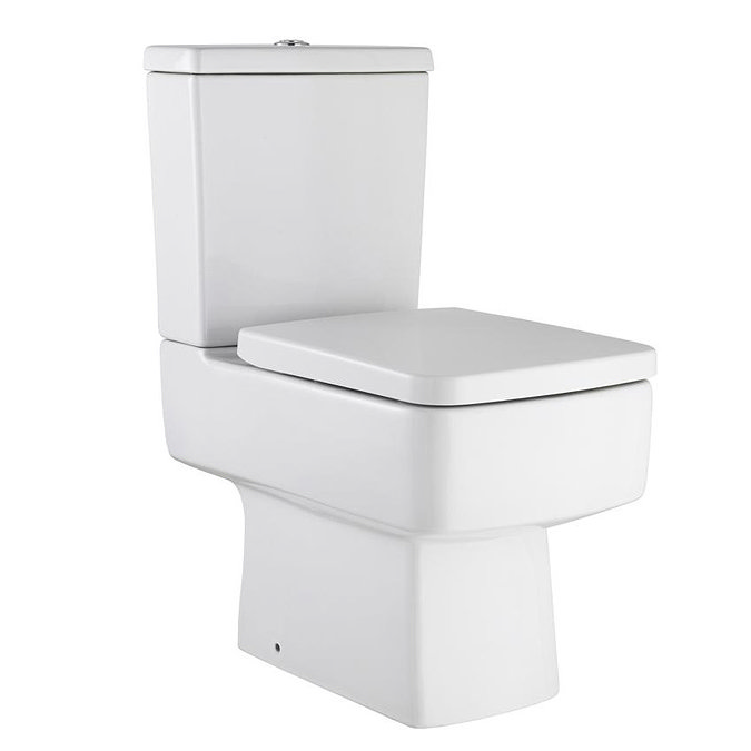 Hudson Reed Memoir Compact Gloss White Bathroom Suite Feature Large Image