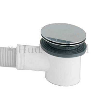 Hudson Reed Minimalist Sprung Bath Waste & Overflow - Chrome - E359 Feature Large Image