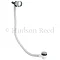 Hudson Reed Minimalist Sprung Bath Waste & Overflow - Chrome - E359 Large Image
