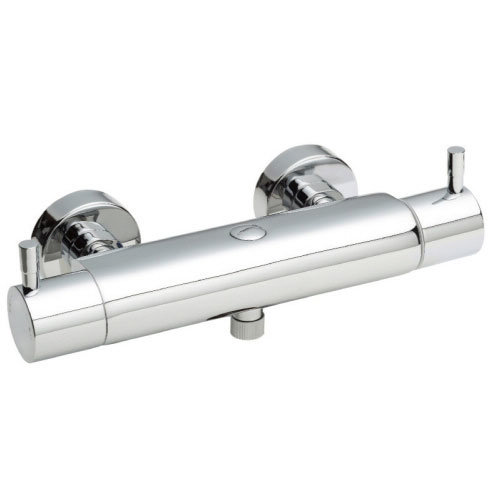 Hudson Reed Thermostatic Bar Valve (Top or Bottom Outlet) - Chrome - A3500 Profile Large Image