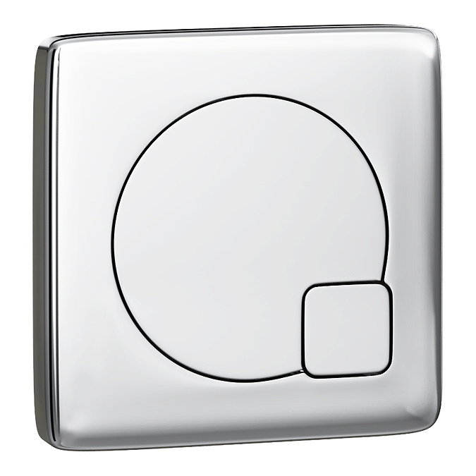 Hudson Reed Modern Chrome Square Flush Plate