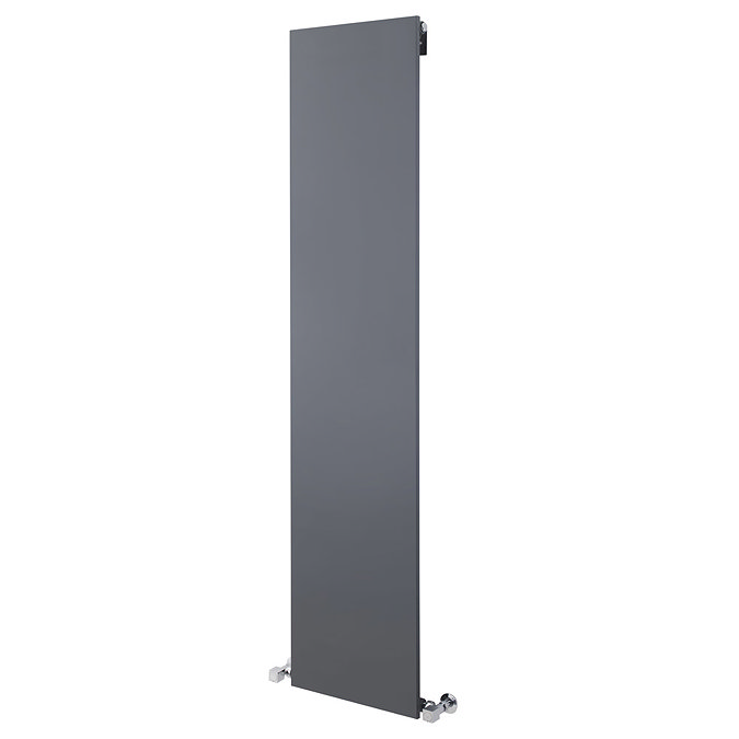 Hudson Reed - Monterey Anthracite Flat Panel Radiator - W406 x H1806mm - HLA100 Large Image