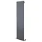 Hudson Reed - Monterey Anthracite Flat Panel Radiator - W406 x H1806mm - HLA100 Large Image