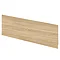 Hudson Reed Natural Oak 1700 Front Straight Bath Panel - OFF377 Large Image