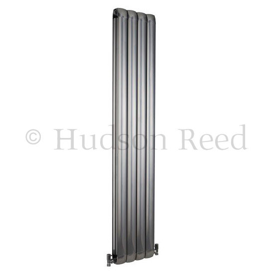 Hudson Reed Nirvana Designer Radiator 1800 x 355mm - High Gloss Silver - HLS05 Large Image