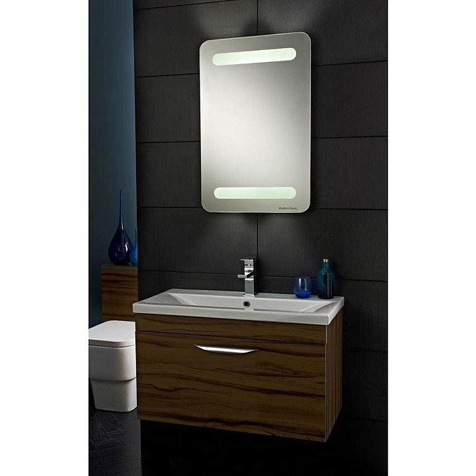 Hudson Reed - Optic Motion Sensor LED Mirror with Ambient Lighting - LQ061 Feature Large Image
