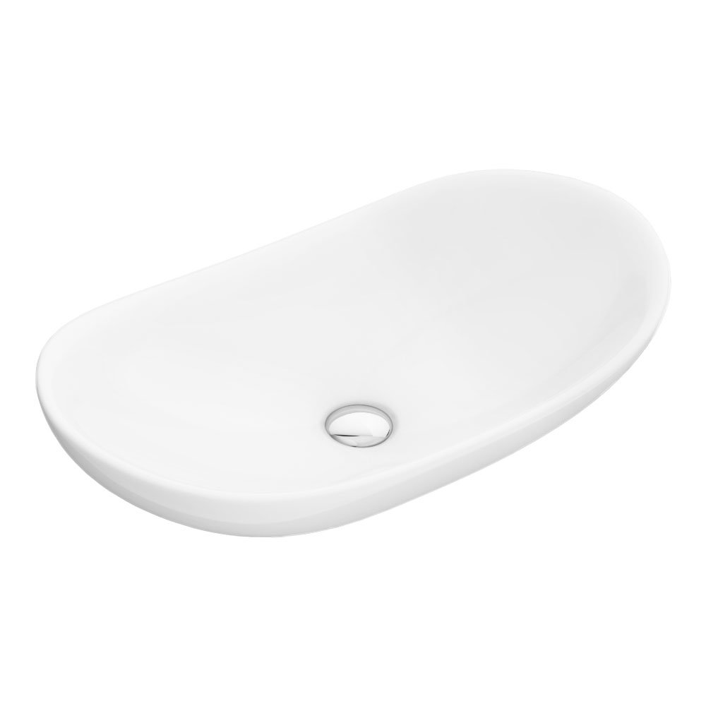 Hudson Reed Oval 615 x 355mm Countertop Vessel Basin - NBV159  Feature Large Image