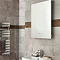 Hudson Reed Panorama Motion Sensor Backlit Mirror w/ Shaving Socket, Digital Clock & De-Mist Pad Feature Large Image