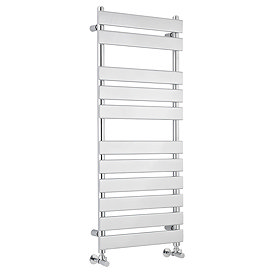Hudson Reed Piazza 11 Bar Heated Towel Rail 1200 x 500mm - Chrome - HL396 Large Image