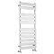 Hudson Reed Piazza 11 Bar Heated Towel Rail 1200 x 500mm - Chrome - HL396 Large Image