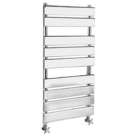 Hudson Reed - Piazza 9 Bar Heated Towel Rail 500 x 950mm - Chrome - HL382 Large Image