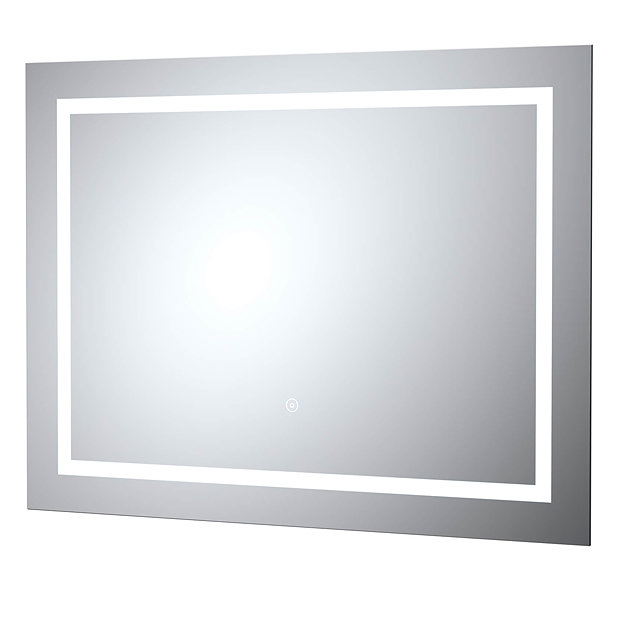 Hudson Reed Prisma 800 x 600mm LED Touch Sensor Mirror with Demister Pad