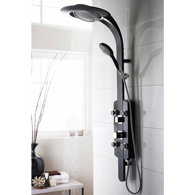 Hudson Reed Prophecy Dream Shower - Black/Chrome - A3321 Profile Large Image