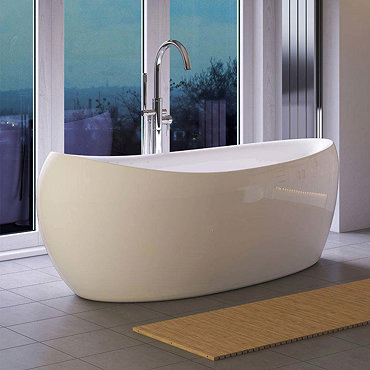 Hudson Reed Purity Freestanding Bath (1750 x 830mm) - RBBCEWH  Profile Large Image