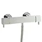 Hudson Reed Quadro Thermostatic Bar Valve with Sheer Slide Rail Kit - Chrome Feature Large Image