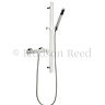 Hudson Reed Quadro Thermostatic Bar Valve with Sheer Slide Rail Kit - Chrome Large Image