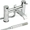 Hudson Reed Rapid Bath Shower Mixer with Shower Kit - Chrome - RAP304 Large Image