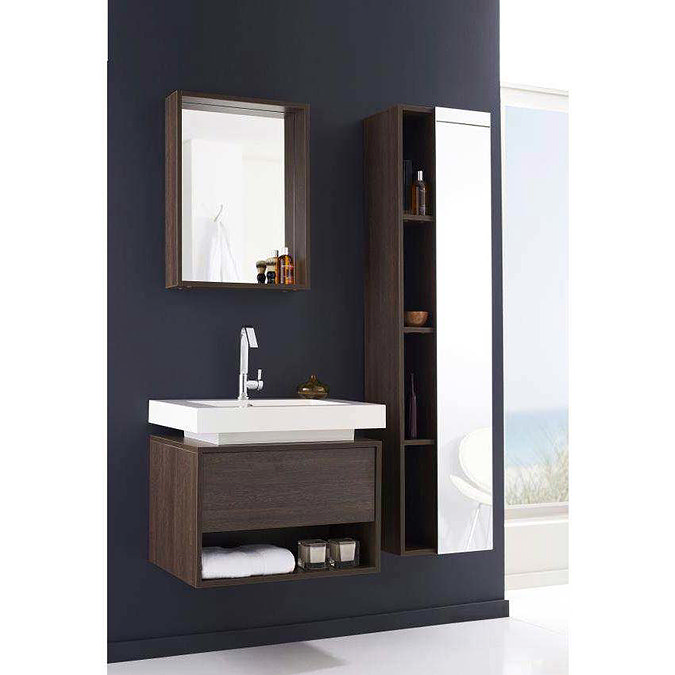 Hudson Reed Recess Basin & Cabinet W700 x D520mm - RF032  Feature Large Image