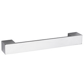 Hudson Reed Rectangular Chrome Furniture Handle (205 x 29mm) - H947 Large Image