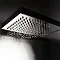 Hudson Reed Rectangular Shower Head with Water Blade - HEAD48 Feature Large Image