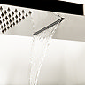 Hudson Reed Rectangular Shower Head with Water Blade - HEAD48 Standard Large Image