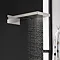 Hudson Reed Rectangular Shower Head with Water Blade - HEAD48 Large Image