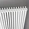 Hudson Reed Refresh Double Panel Vertical Designer Radiator 1500 x 350mm - White - HLW26 Profile Lar