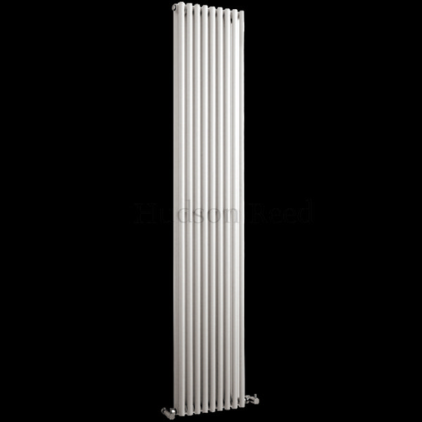 Hudson Reed Refresh Double Panel Vertical Designer Radiator - White ...