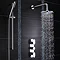 Hudson Reed Reign Triple Concealed Thermostatic Shower Valve with Diverter - Round Plate - REI3417  