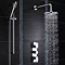 Hudson Reed Reign Triple Concealed Thermostatic Shower Valve with Diverter - Round Plate - REI3417