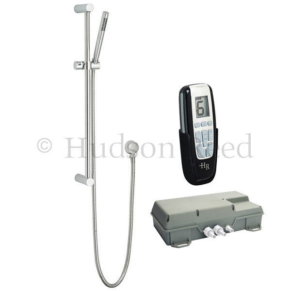 Hudson Reed Remote Digital Shower with Minimalist Slider Rail Kit Large Image
