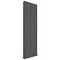 Hudson Reed Revive 1800 x 528mm Vertical Double Panel Radiator - Anthracite - HLA81 Large Image