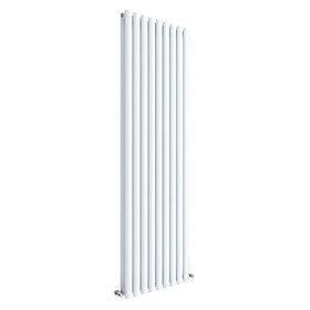 Hudson Reed Revive 1800 x 528mm Vertical Double Panel Radiator - Gloss White - HL327 Large Image