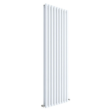 Hudson Reed Revive 1800 x 528mm Vertical Double Panel Radiator - Gloss White - HL327  Profile Large 