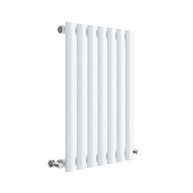 Hudson Reed Revive 600 x 412mm Horizontal Single Panel Radiator - Gloss White - HL337 Large Image