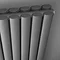 Hudson Reed Revive 600 x 586mm Horizontal Double Panel Radiator - Anthracite - HLA38D Profile Large